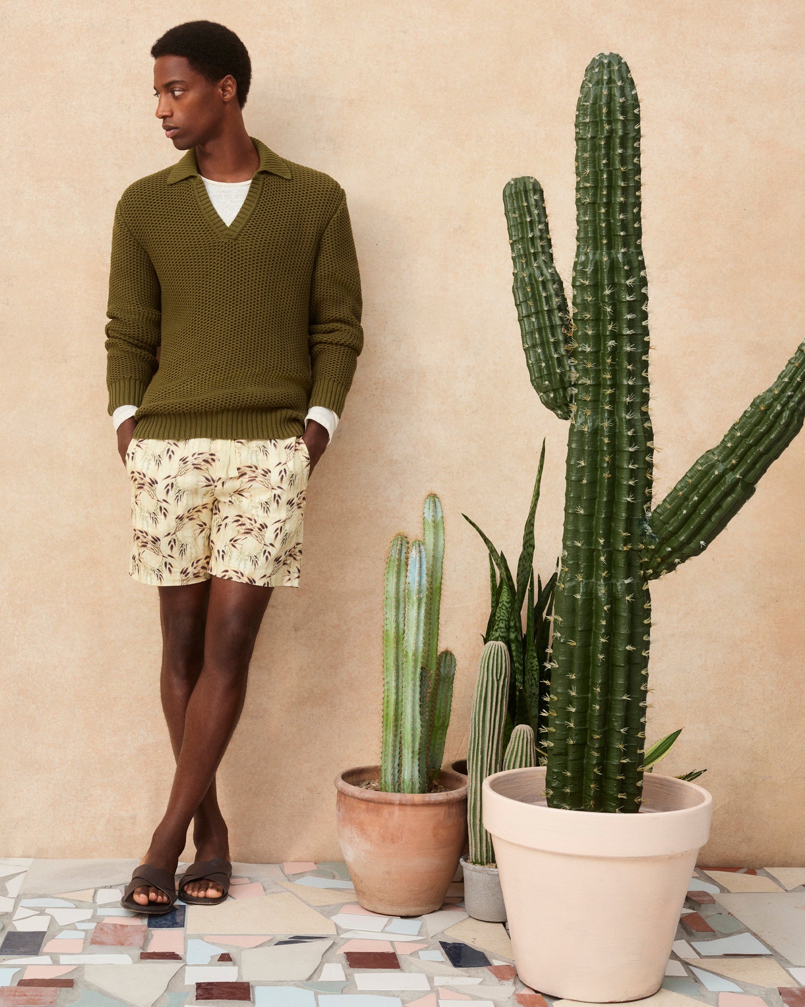 Men | Bowmont Sweater | Khaki