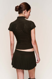 Womens | Vivienne Mini Skirt | Dark Olive