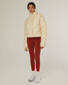 Leather Puffer Jacket Outerwear Fall 23 