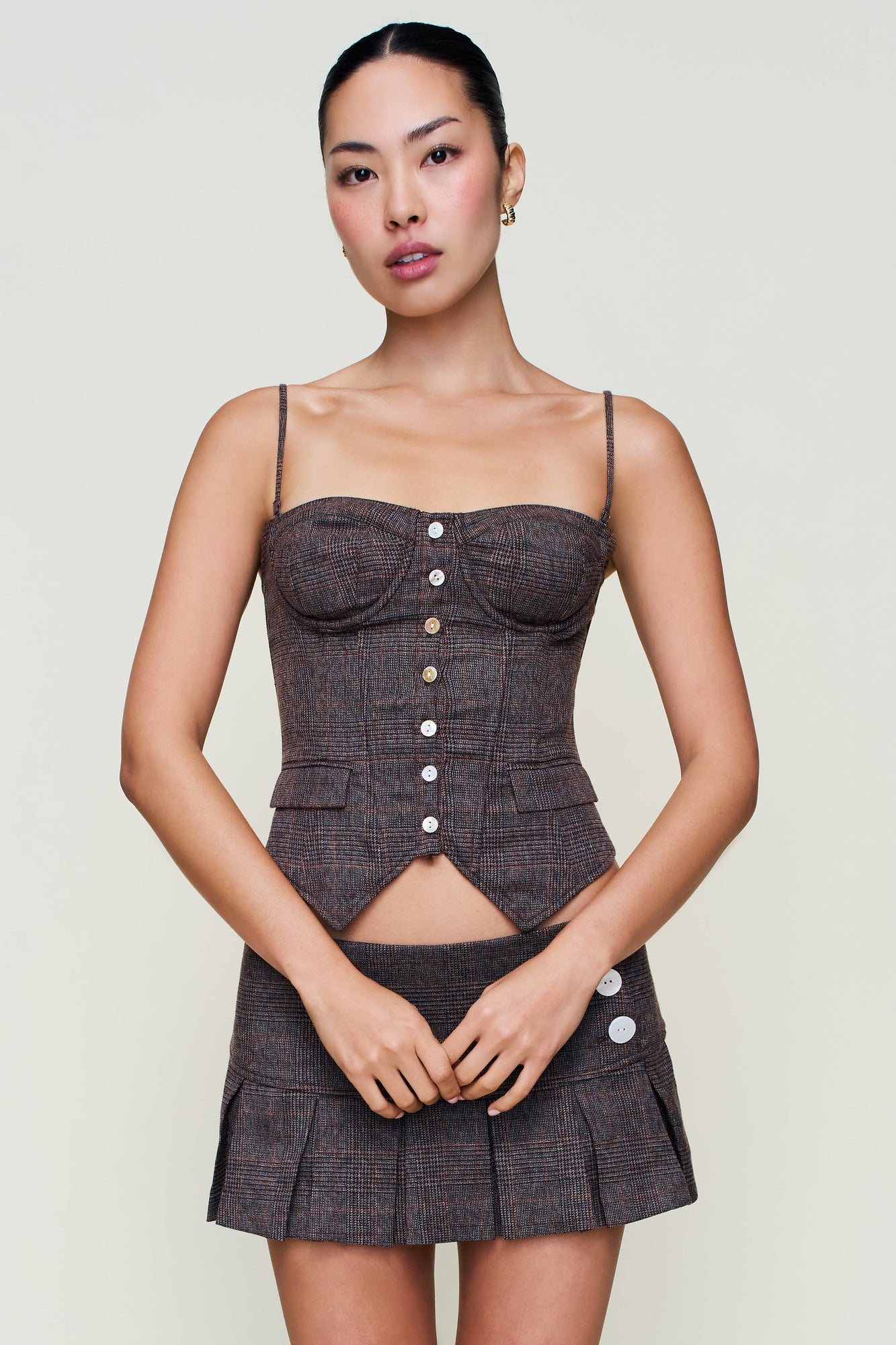 Womens | Edith Corset | Espresso