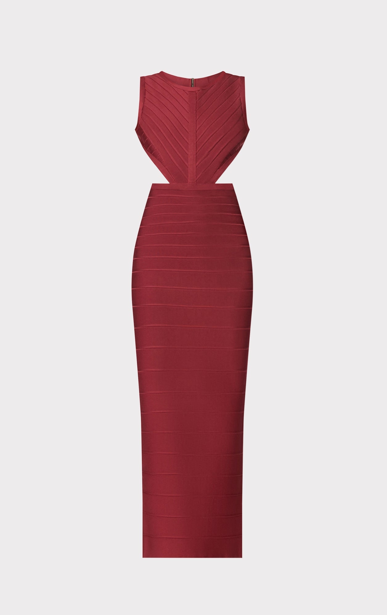 Cut Out Open Back Gown | Raspberry