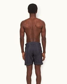 Bulldog Night Iris Cravat Mid-Length Swim Shorts | Night Iris