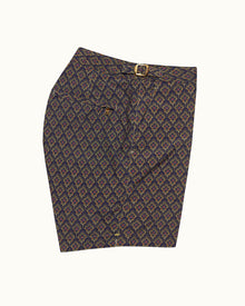 Bulldog Midnight Navy Sunny Deco Mid-Length Swim Shorts | Midnight Navy