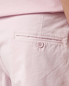 Conch Pink Longest-Length Cotton Twill Shorts | Conch Pink