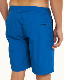 Dane Signal Blue Longest-Length Swim Shorts | Signal Blue
