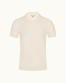 Men | Dr. No Knitted Polo Polo | Ivory