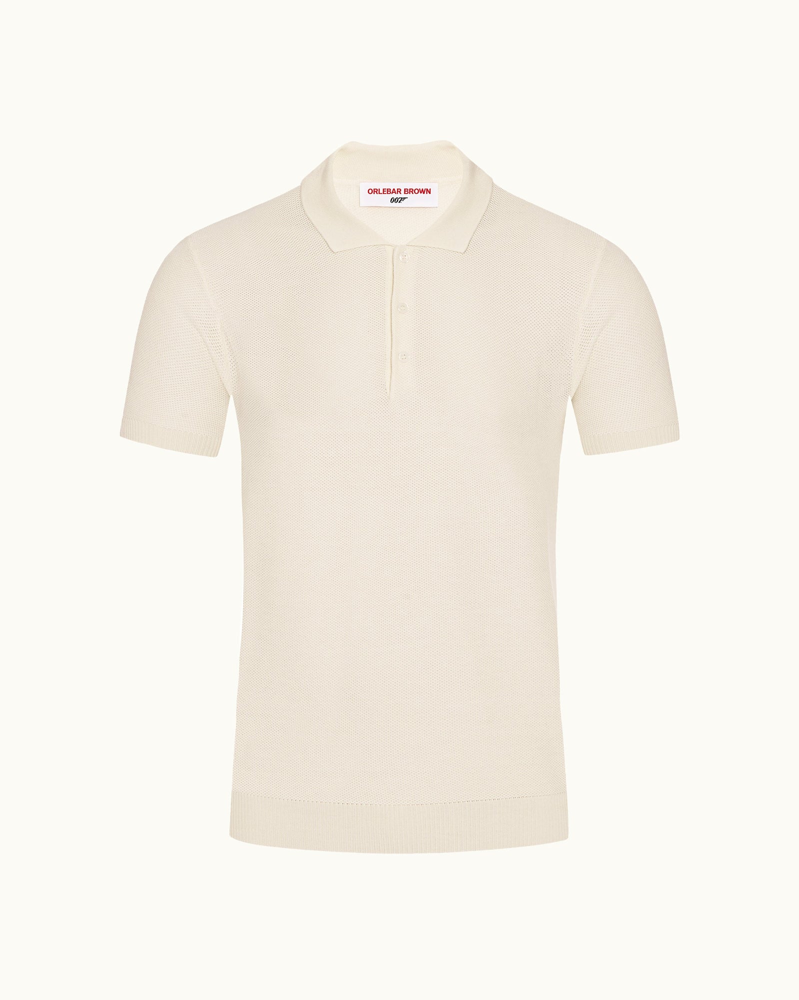 Men | Dr. No Knitted Polo Polo | Ivory