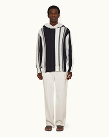 Sea Mist Classic Fit Textured Cotton Sweatpants | Sea Mist