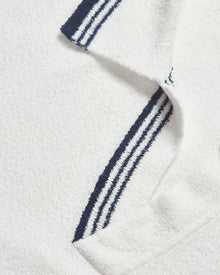 Horton White Tailored Fit Boucle Stitch Polo Shirt | White