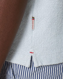 Men | Howell Towelling Shirt | Light Sky Pool