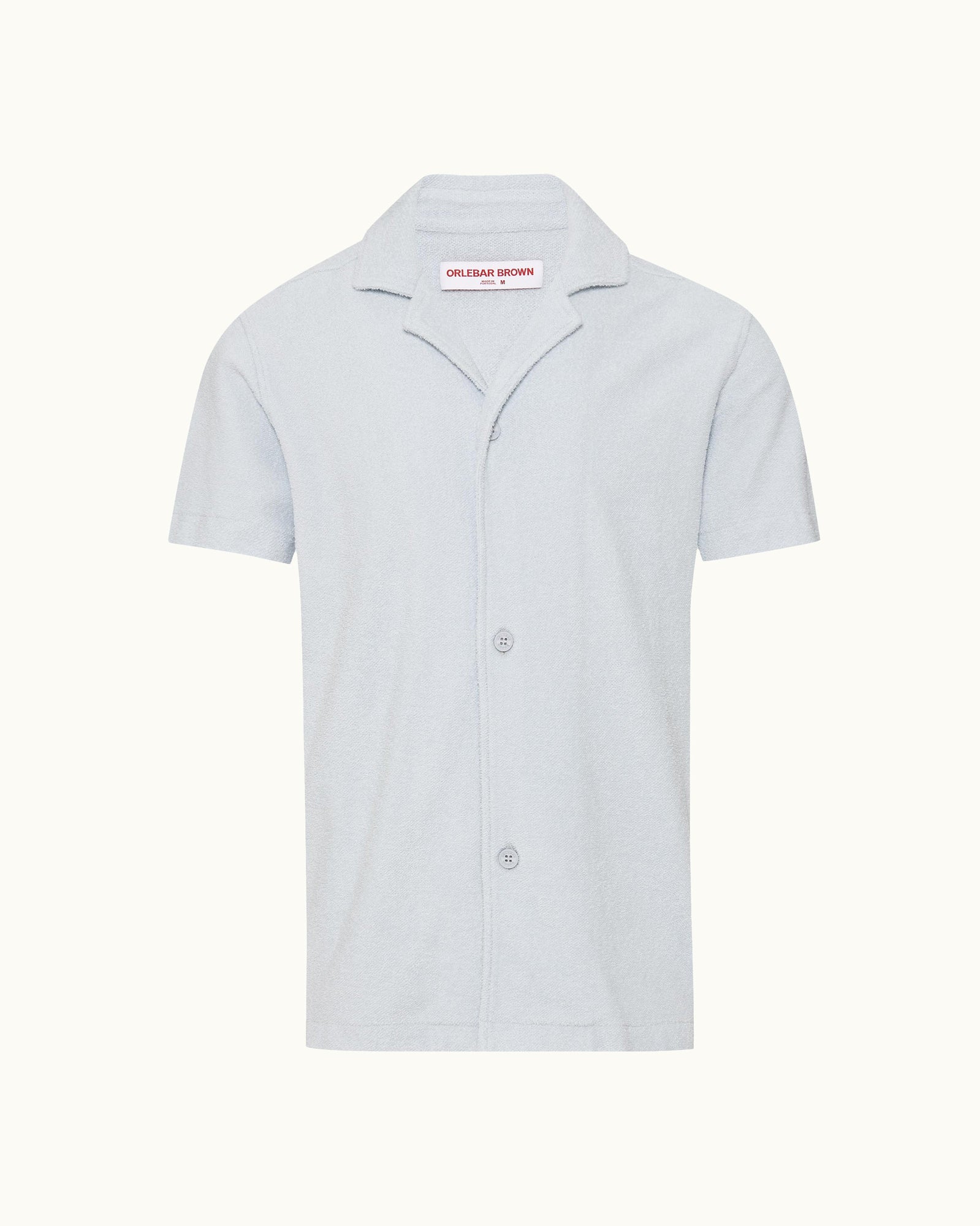Men | Howell Towelling Shirt | Light Sky Pool