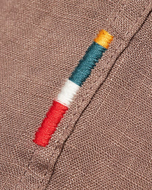 Relaxed Fit Luxury Italian Linen Shirt In Plum Wine Colour | Plum Wine