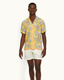 Toucan Palm Border Capri Collar Shirt | Toucan