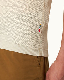 Sea Mist Classic Fit mercerised Cotton Polo Shirt | Sea Mist