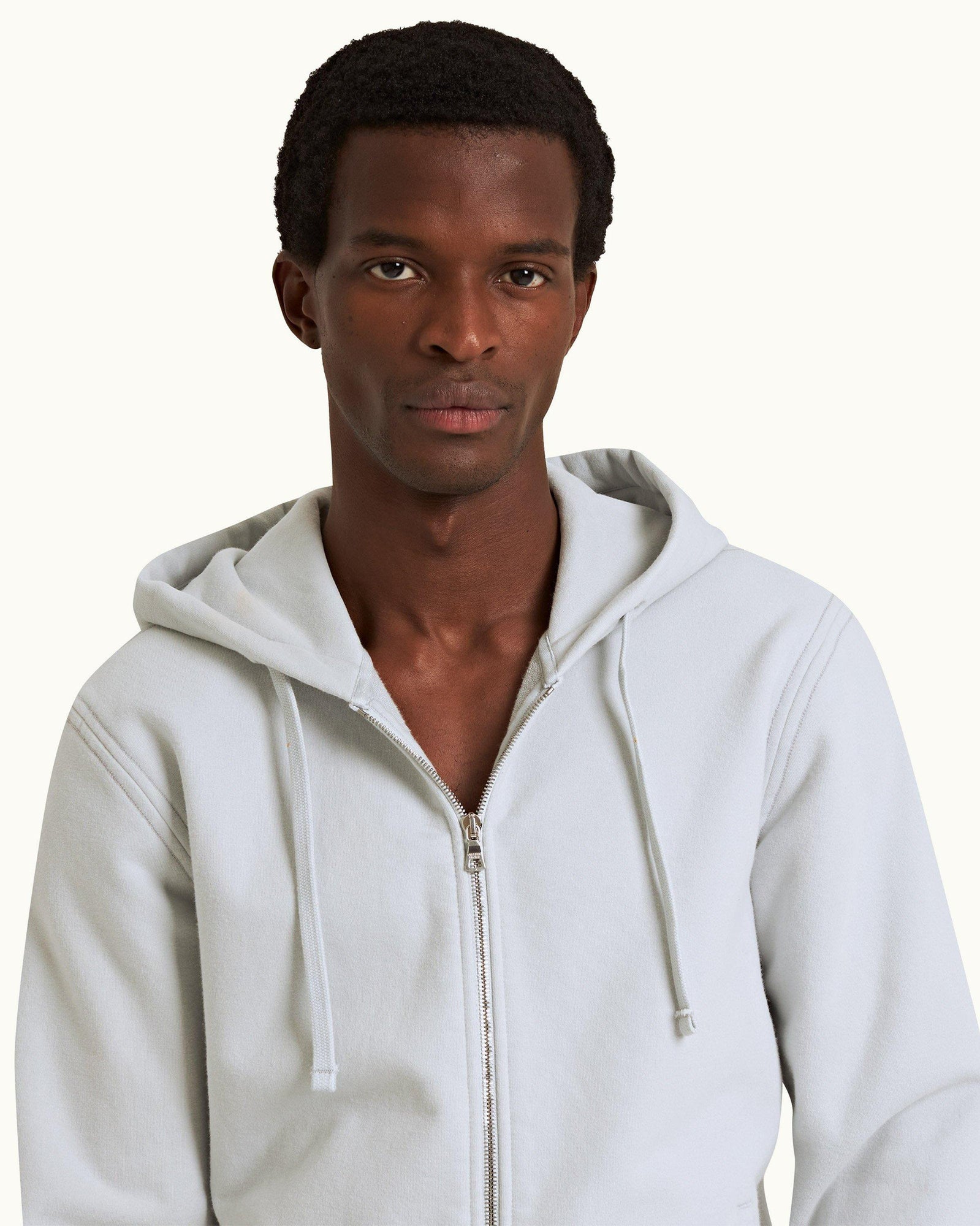 Serenity Blue Clasic Fit Zip-Thru Hooded Sweatshirt | Serenity Blue