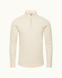 Sea Mist Classic Fit Articulated Half-Zip Sweatshirt | Sea Mist