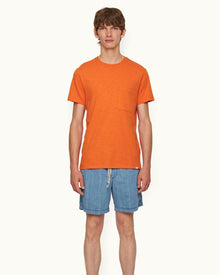 Tiger Lily Classic Fit Crewneck Garment Dye Cotton T-shirt | Tiger Lily