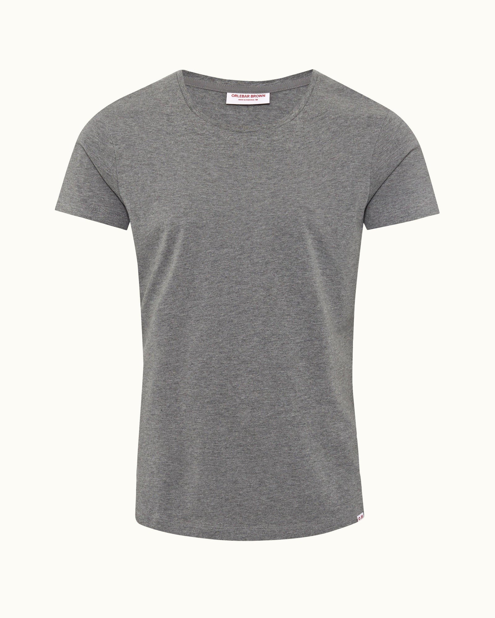 Cinder Tailored Fit Crewneck Cotton-Silk T-shirt | Cinder