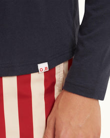 Men | Ob-T Cashmere T-Shirt | Night Iris