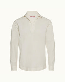 White Sand Resort Collar Long-Sleeve Shirt | White Sand