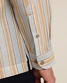 Men | Ridley Shirt | Blue/Biscuit Stripe