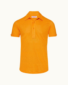 Beacon Tailored Fit Linen Polo Shirt | Beacon