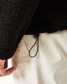 Senon Volcano Ash Grey Relaxed Fit Funnel Neck Sweatshirt | Volcano Ash Grey