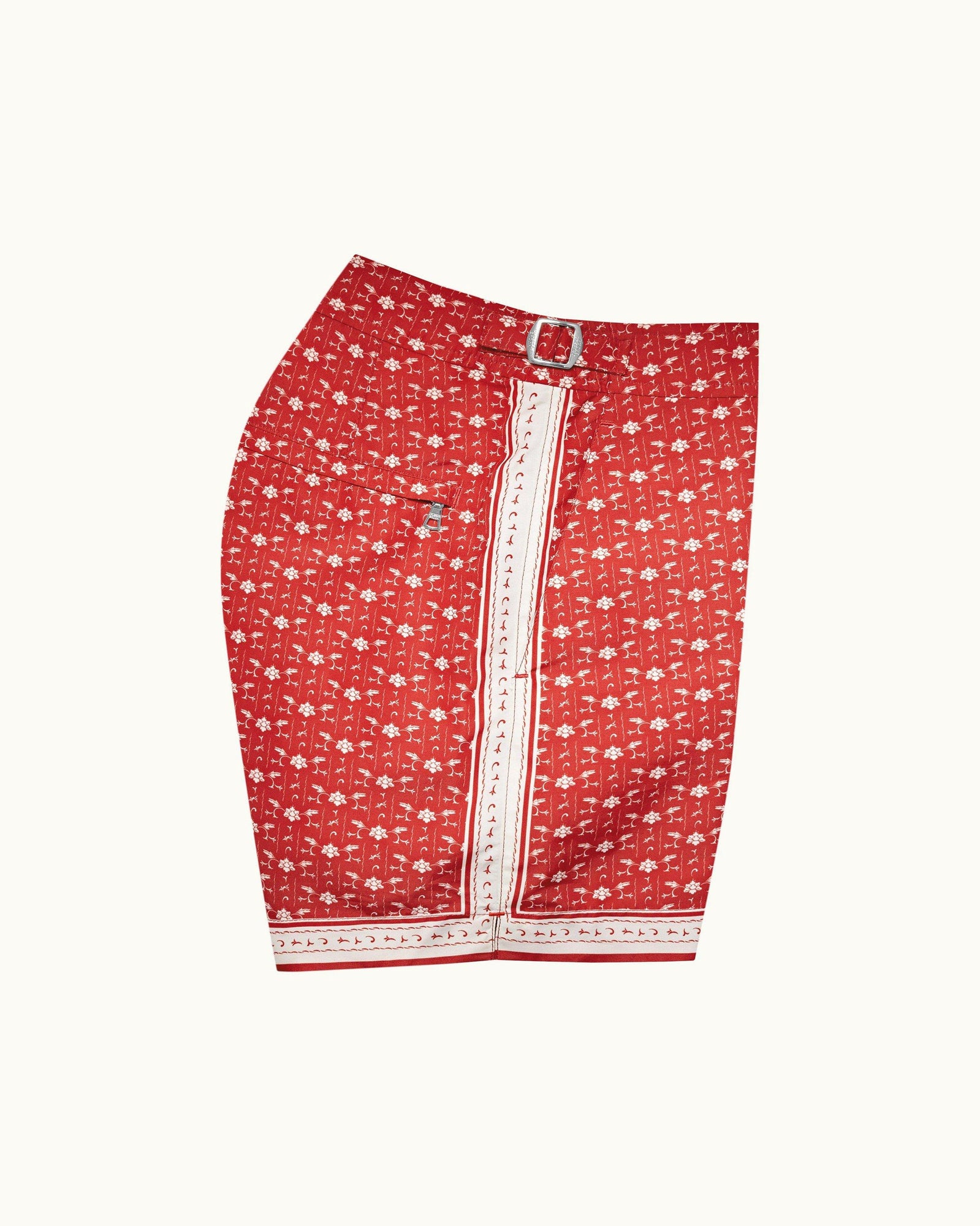 Vermillion/Sea Mist Bandana Shorter-Length Swim Shorts | Vermillion/Sea Mist