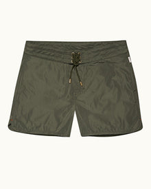 Forest Night Shorter-Length Board Swim Shorts | Forest Night