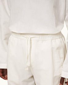 Sea Mist Tailored Fit Single Pleat Stretch-Cotton Trousers | Sea Mist