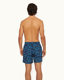 Dark Sapphire Current Drawcord Mid-Length Swim Shorts | Dark Sapphire