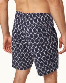 Men | Trevone Towelling Jogger Short | Midnight Navy