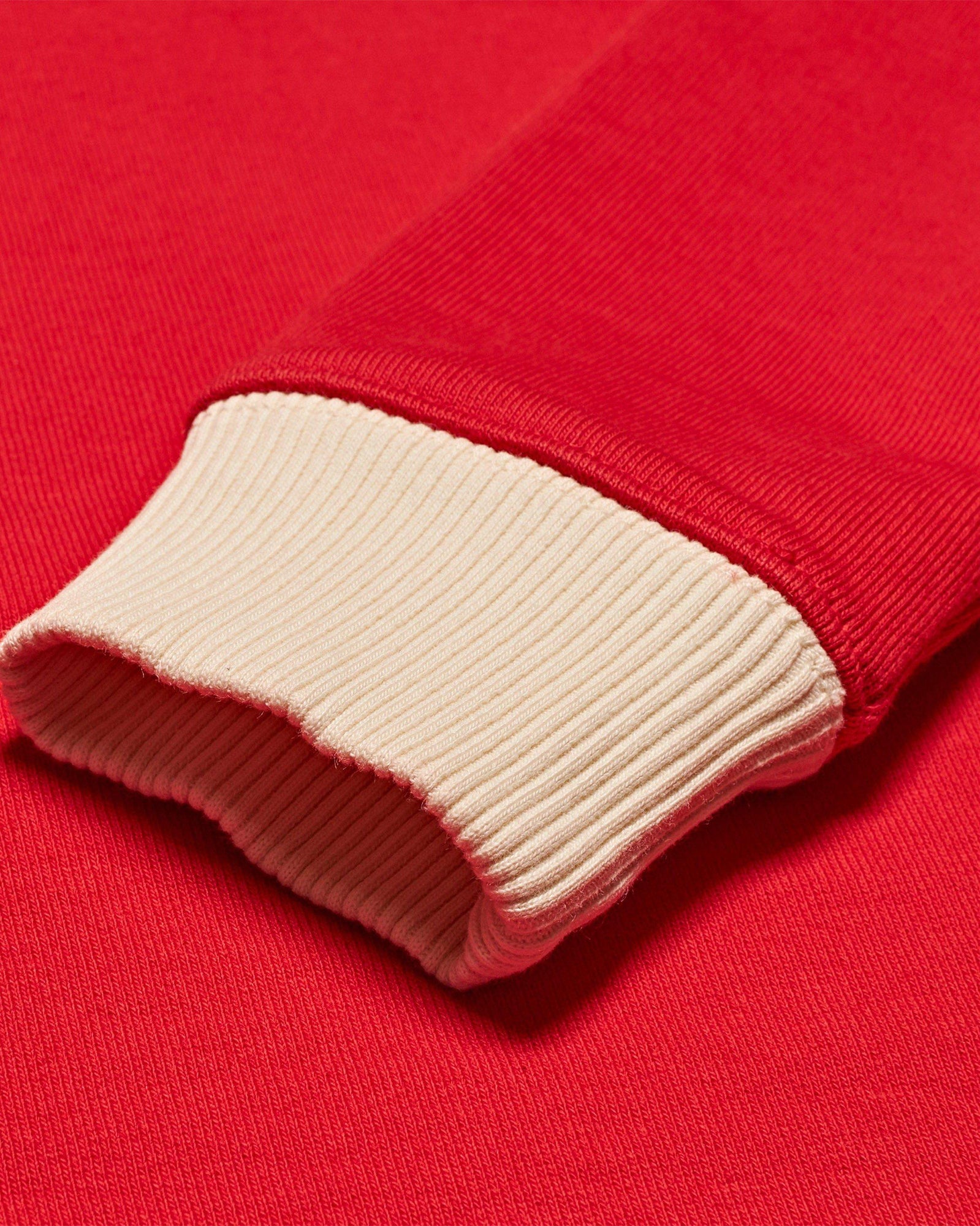 Kids | Vermillion Organic Cotton Tailored Fit Hooded Sweatshirt | Vermillion