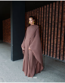 OVU Knit Cape | Coffee