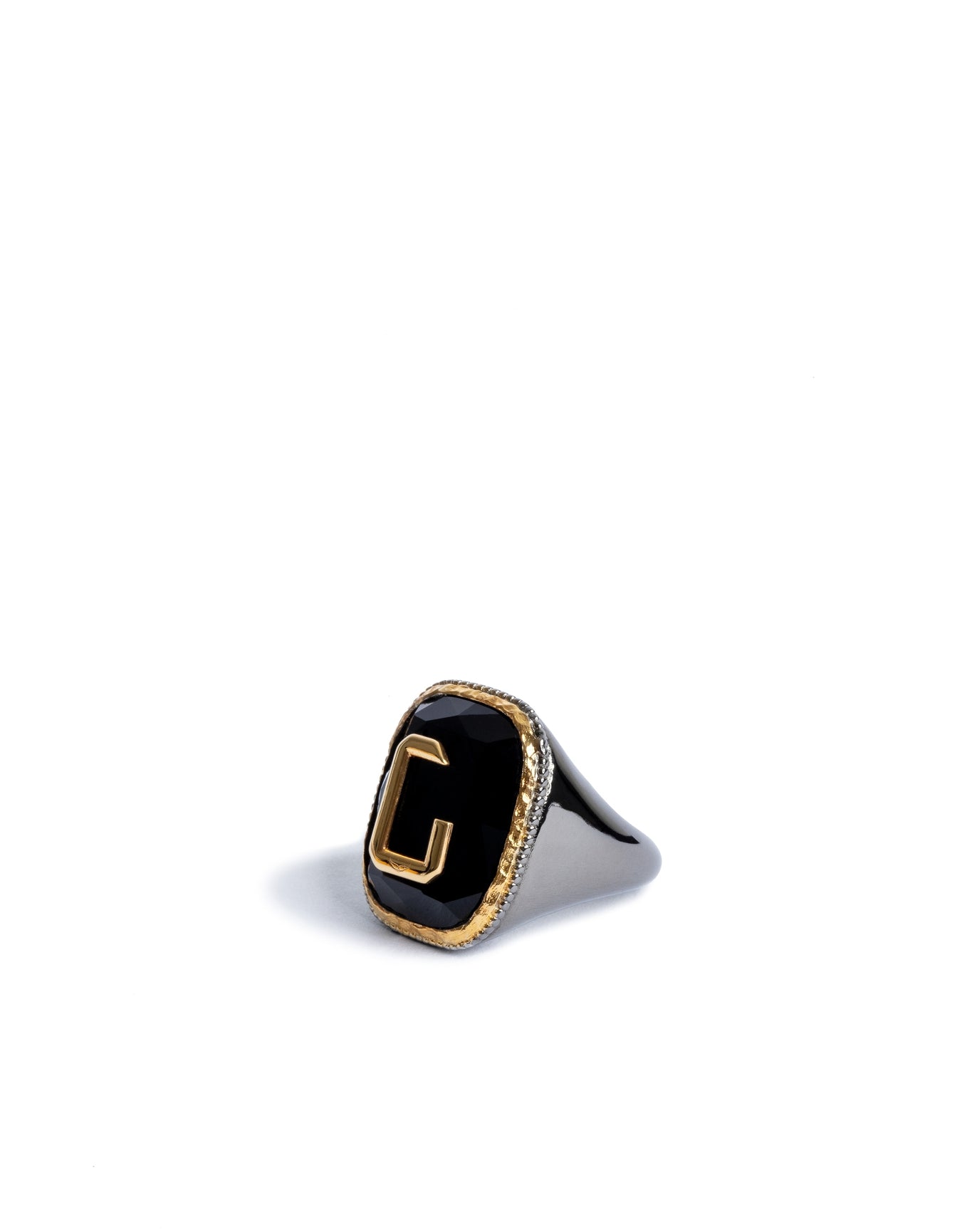 Women | Cecilia Signet Ring | Shiny Gun