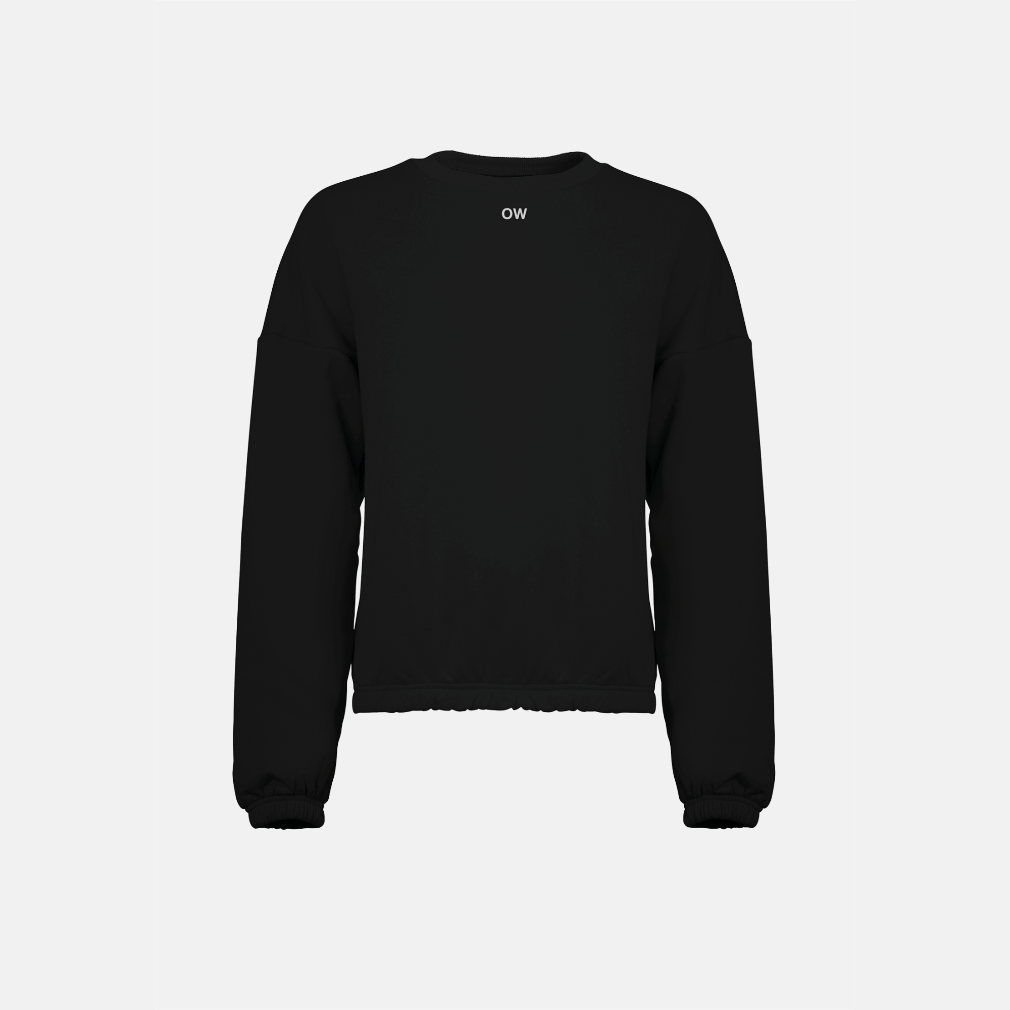 OW Collection OW Crewneck Account 002 - Black Caviar