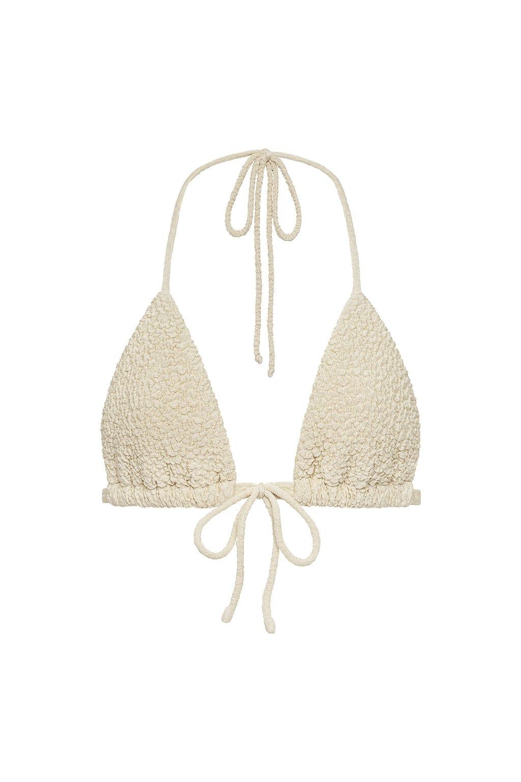 Emma Bikini Top | Oat Texture
