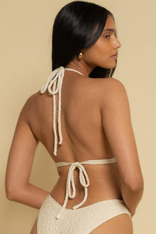 Emma Bikini Top | Oat Texture
