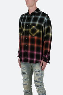 Ombre Flannel Shirt | Multi