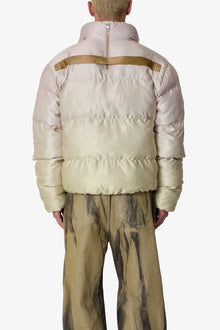Ombre Puffer Jacket | Cream