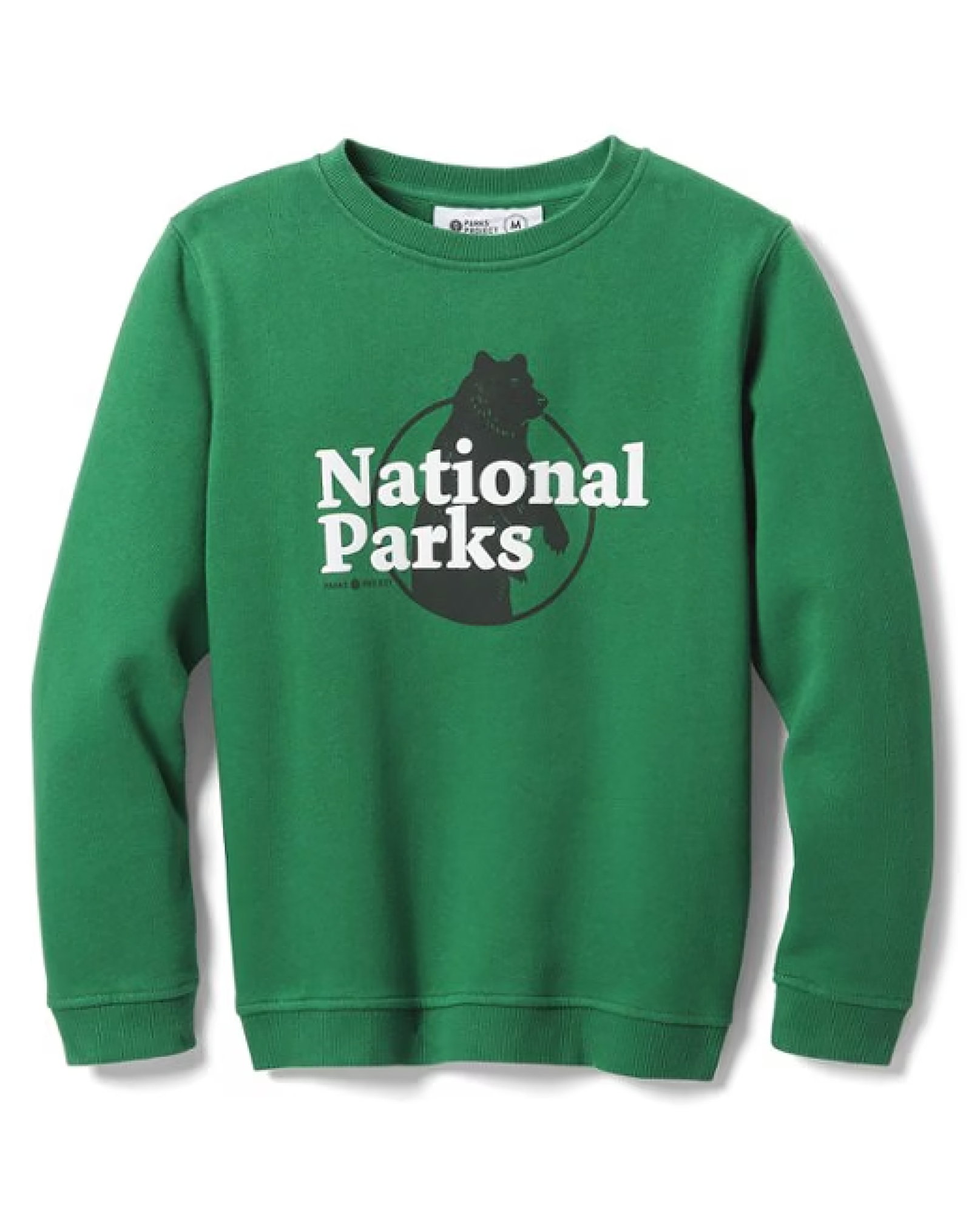 Our National Parks Puff Print Crew | Forest Green