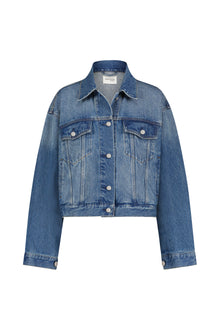 Oversized Denim Jacket | Blue Wash