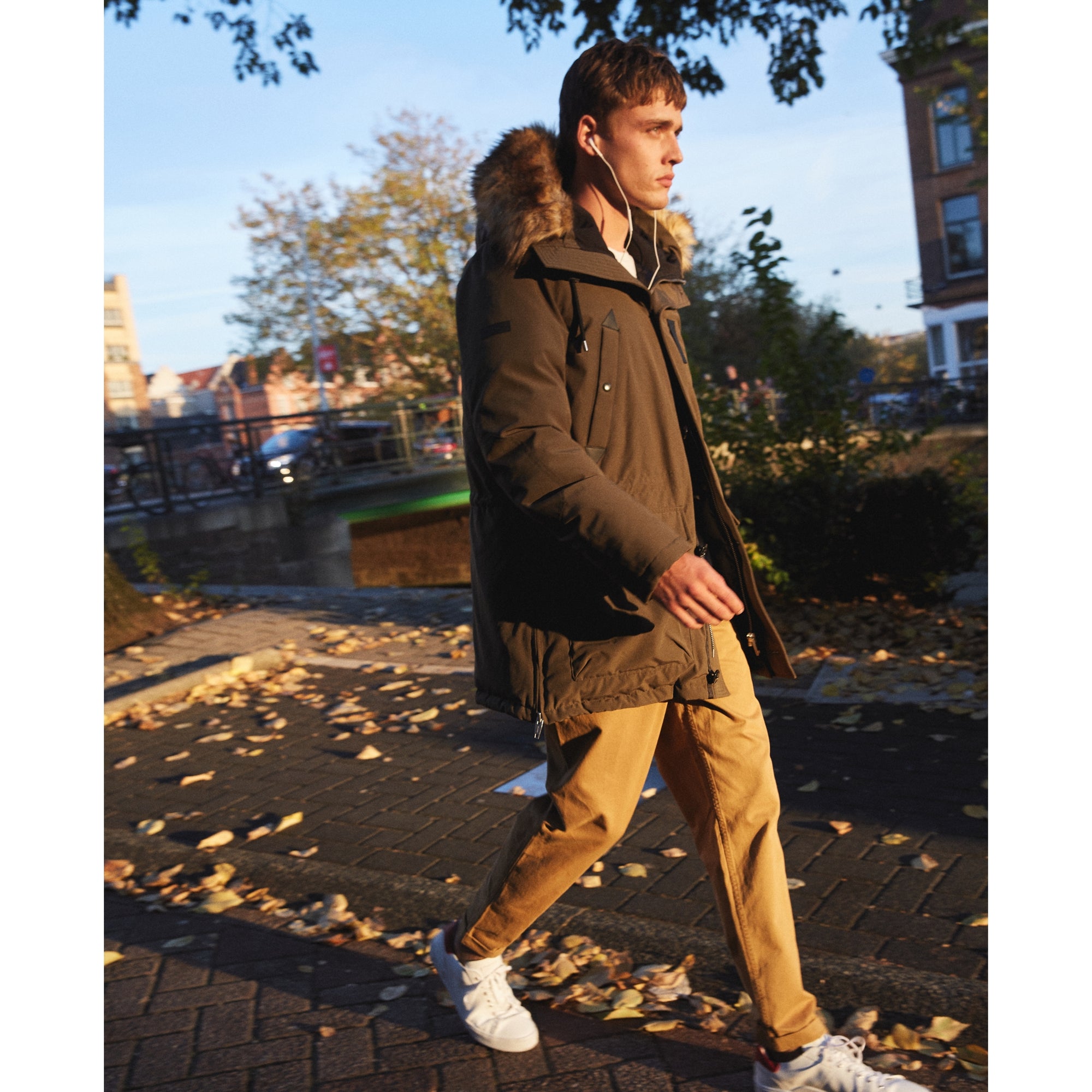 Oversized Parka | Men | Khaki