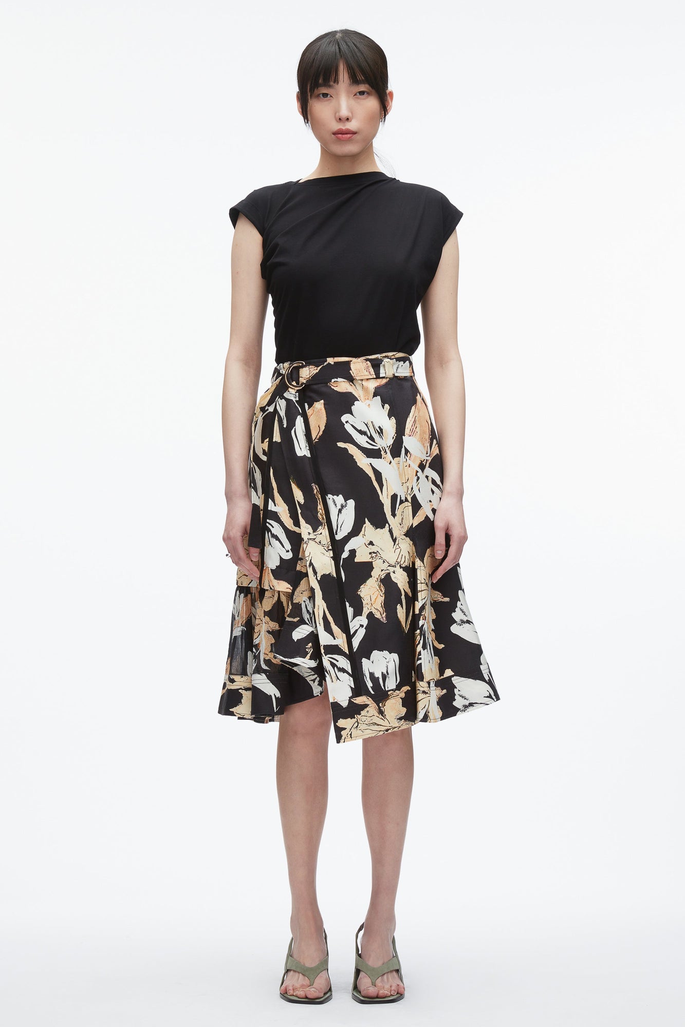 Joyful Tulip Cargo Skirt | Midnight Multi
