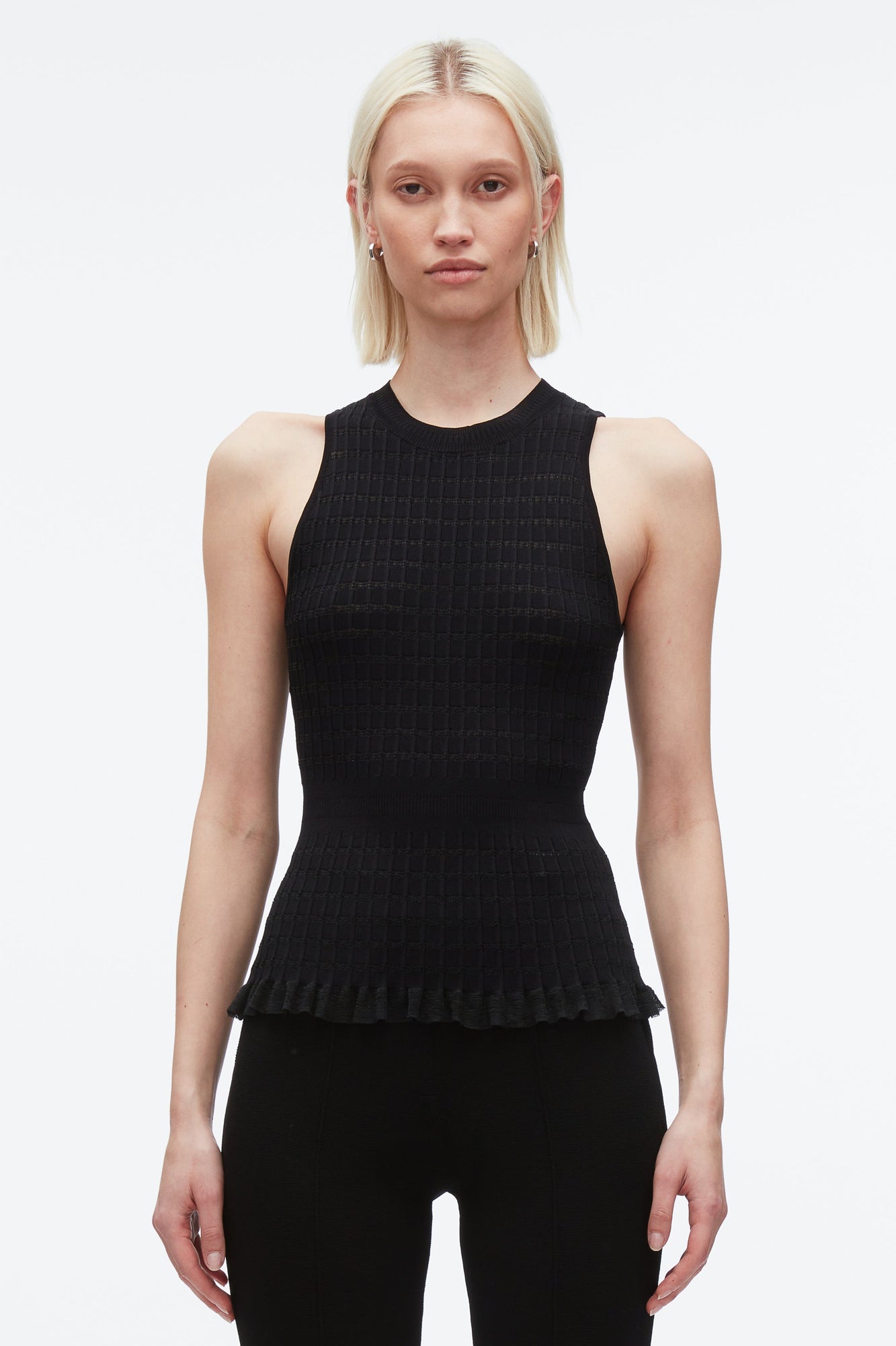 Shadow Stripe Tank | Black