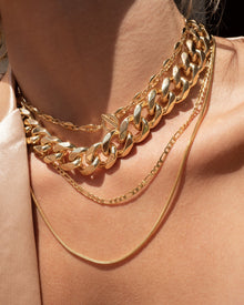 Cecilia Chain Necklace - Gold | Plated Gold