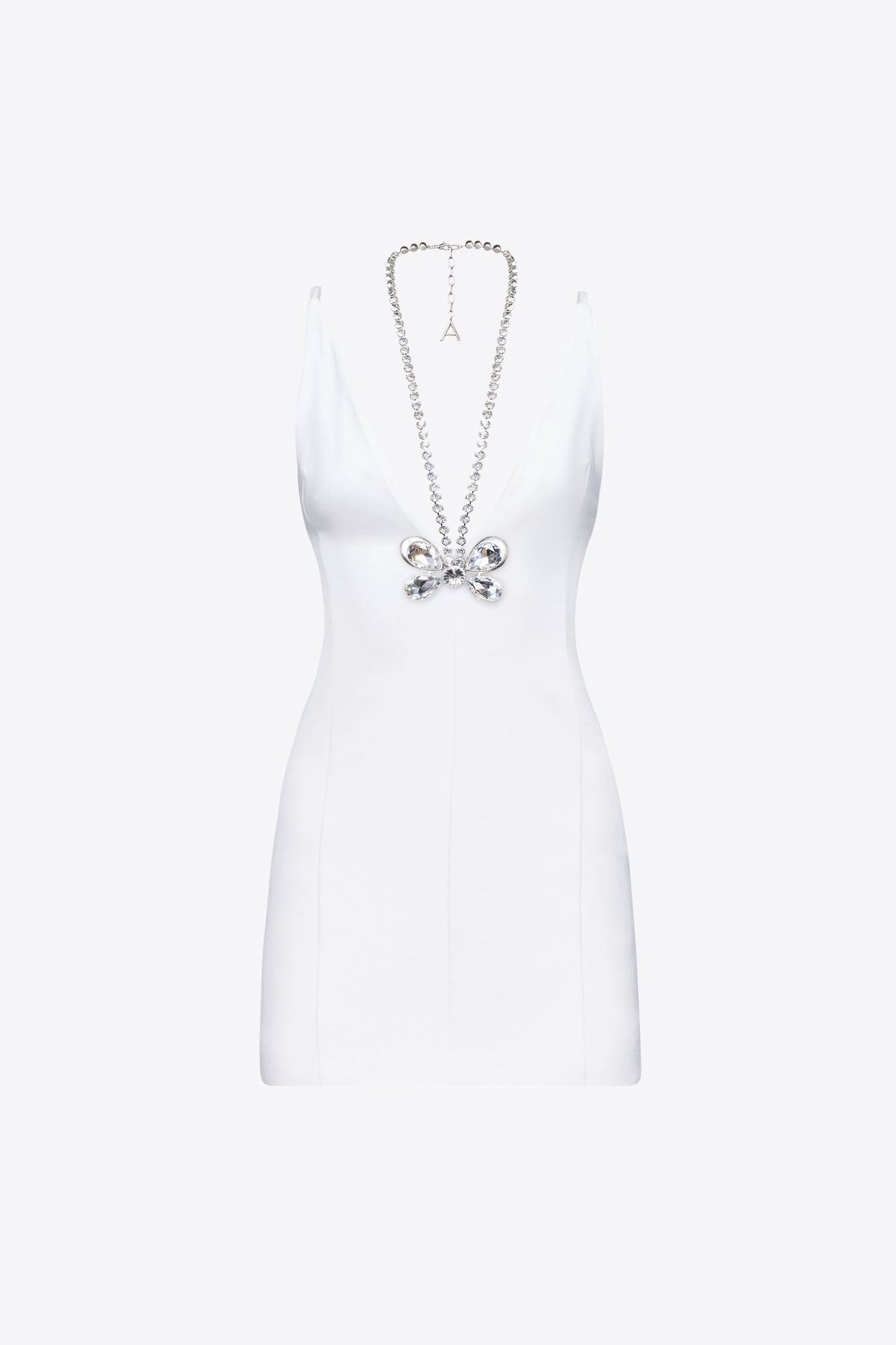 Crystal Butterfly Mini Dress | Off White