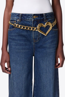 Heart Chain Belt | Gold