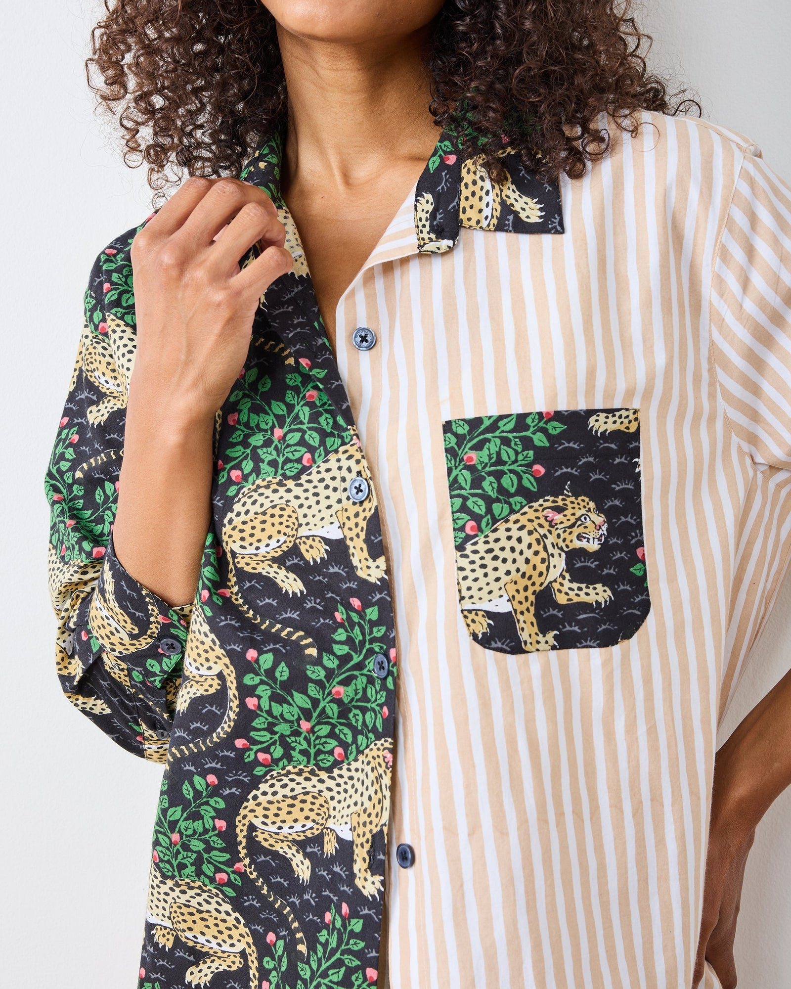 Bagheera - Everyday Button Down - Ink - Printfresh