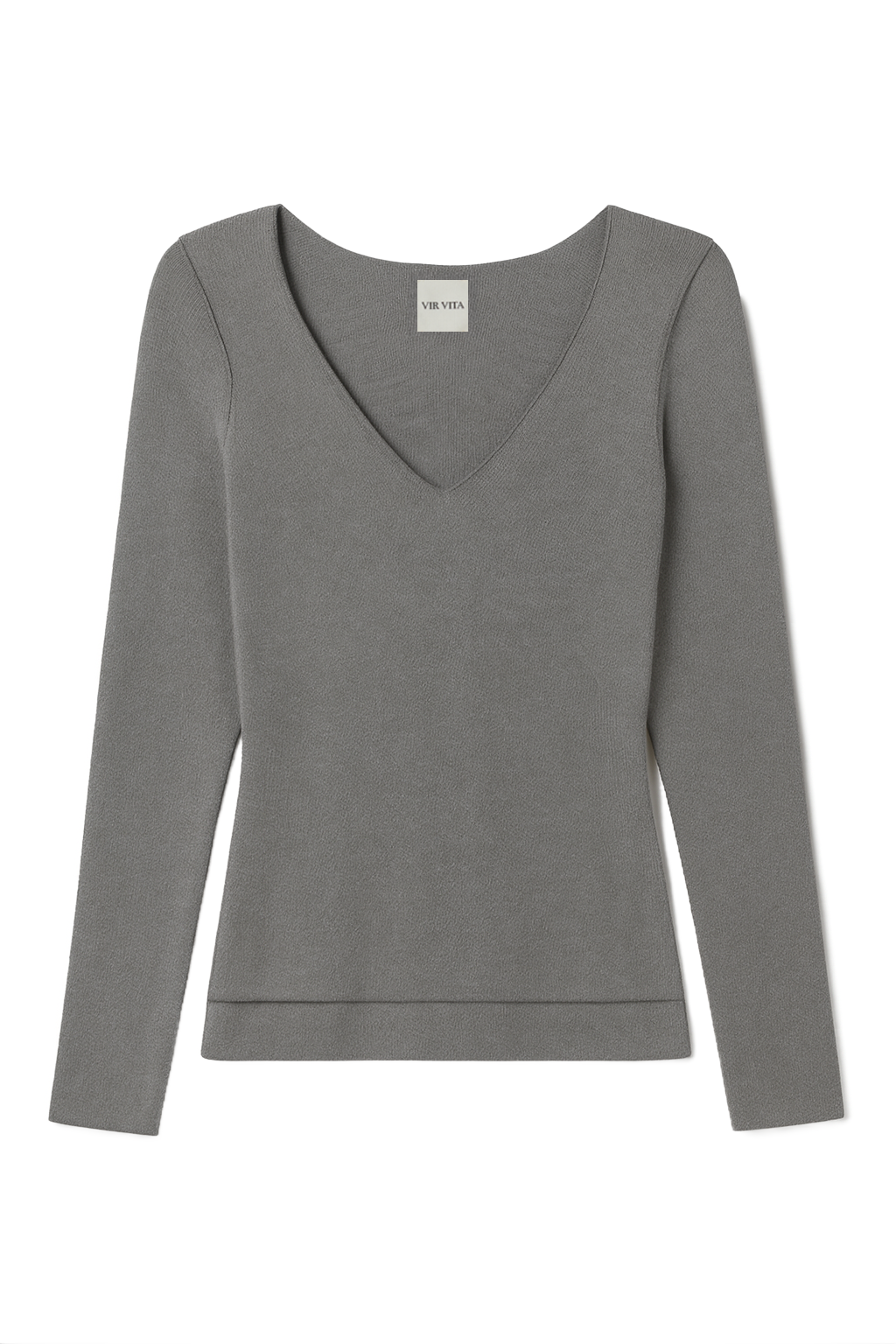 Phoebe Long Sleeve | Stone Grey